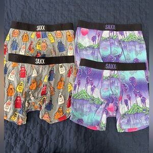 4 pair Saxx boxer briefs